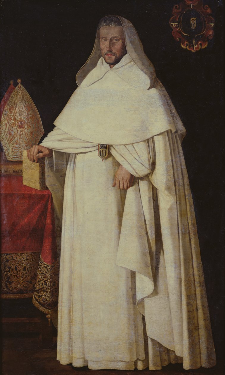 Portret Felipe de Guimaran, 1630-33 autorstwa Francisco de Zurbaran