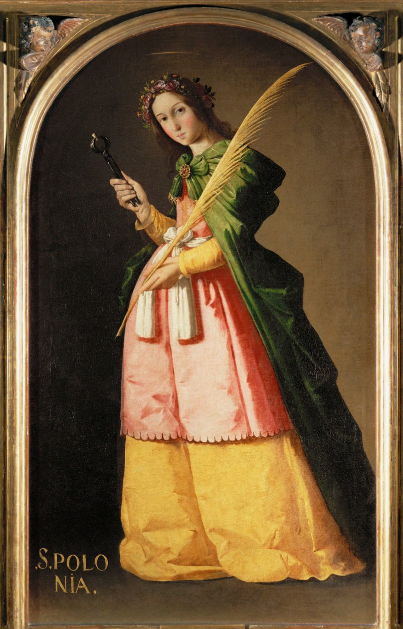 Święta Apollonia ... autorstwa Francisco de Zurbaran