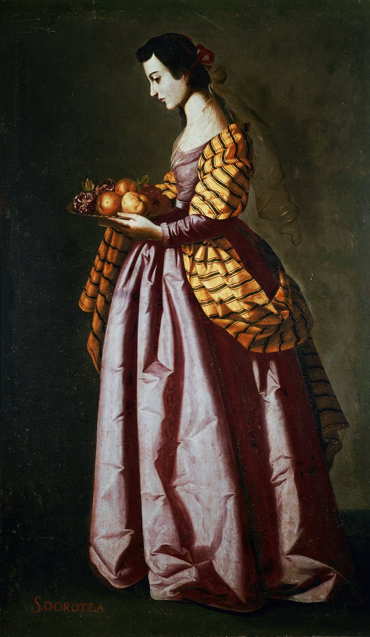 Święta Dorota autorstwa Francisco de Zurbaran