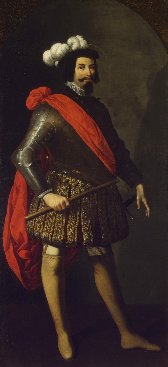 Święty Ferdynand III z Kastylii, ok. 1630-1634 autorstwa Francisco de Zurbaran