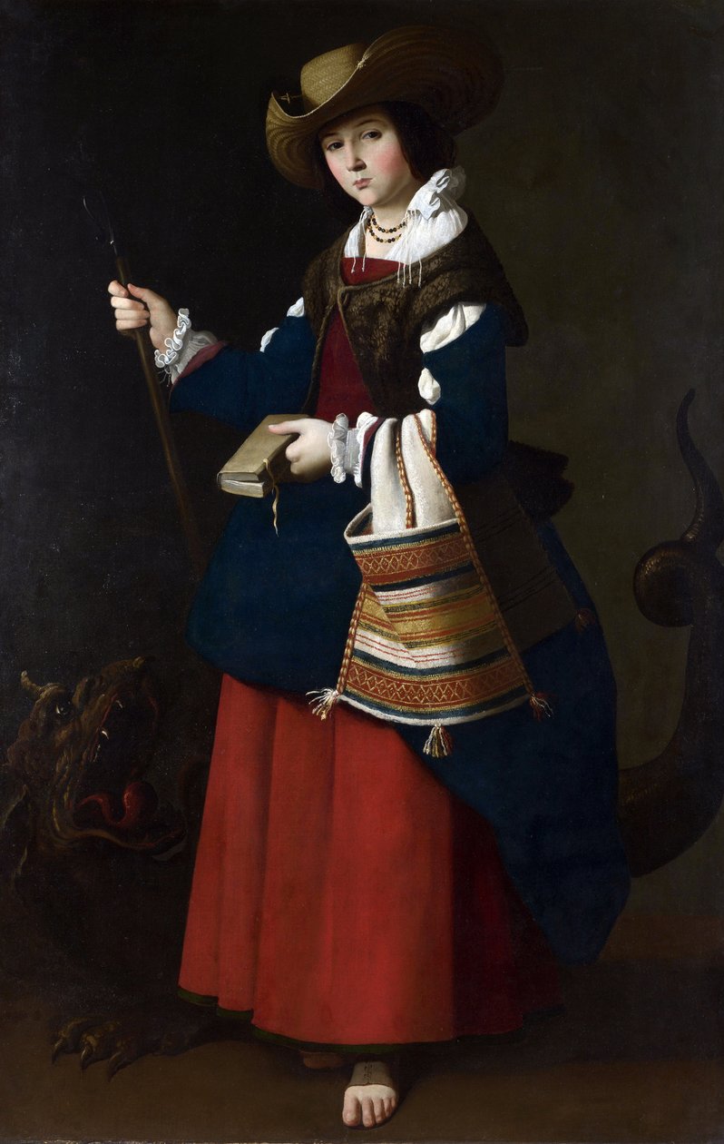 Święta Małgorzata, 1630-1634 autorstwa Francisco de Zurbaran