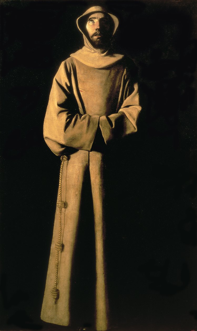 Św. Franciszek z Asyżu, ok. 1640 (olej na płótnie) autorstwa Francisco de Zurbaran