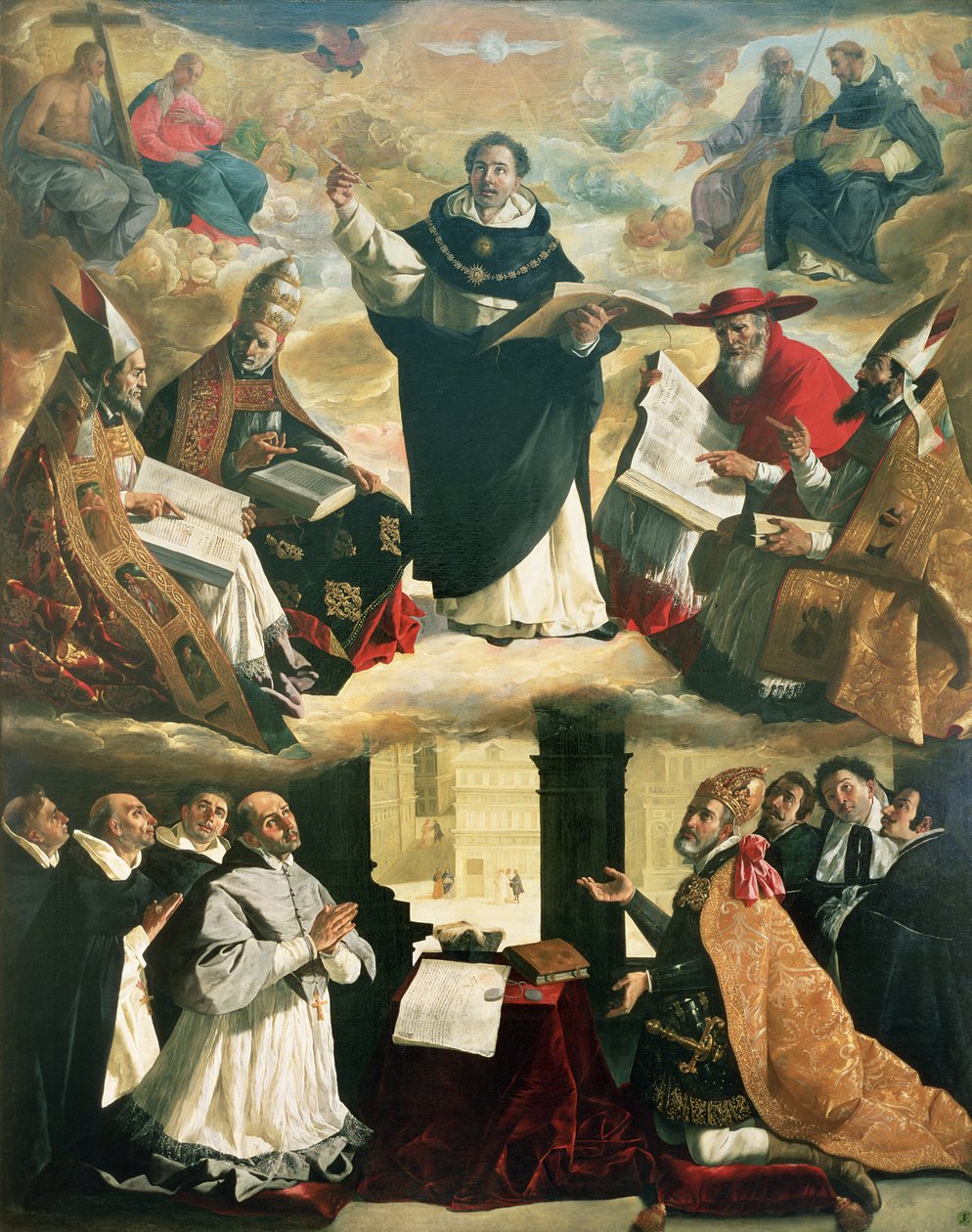 Apoteoza św. Tomasza z Akwinu autorstwa Francisco de Zurbaran