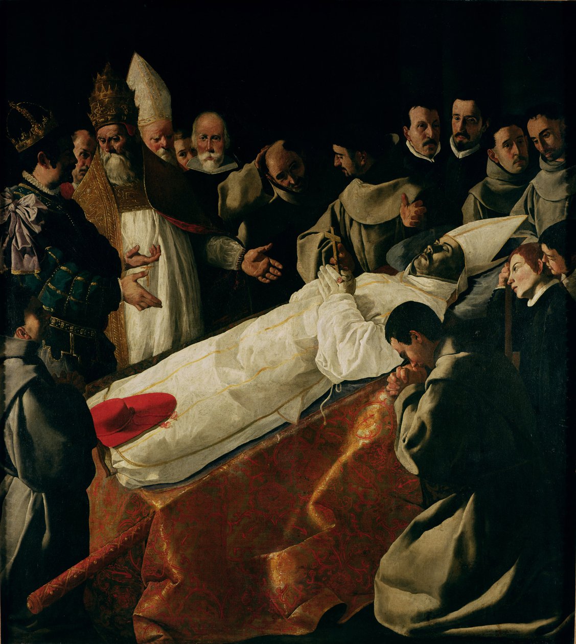 Wystawa Ciała św. Bonawentury (1221-74) po 1627 r. autorstwa Francisco de Zurbaran