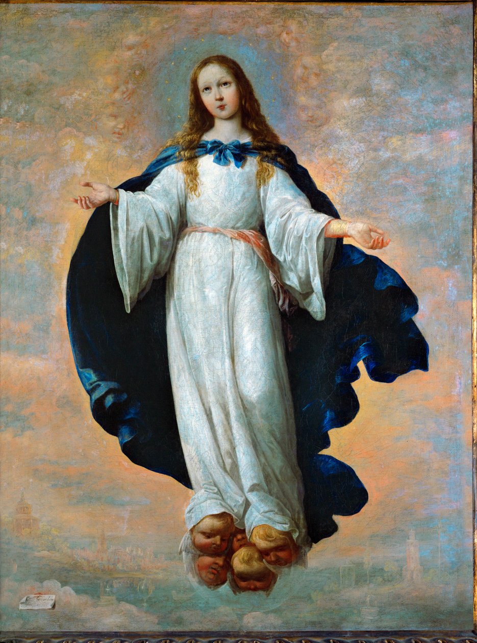 Niepokalane Poczęcie ... (olej na płótnie) autorstwa Francisco de Zurbaran