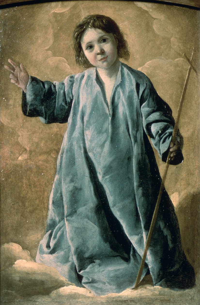 Dzieciątko Chrystus (olej na płótnie) autorstwa Francisco de Zurbaran