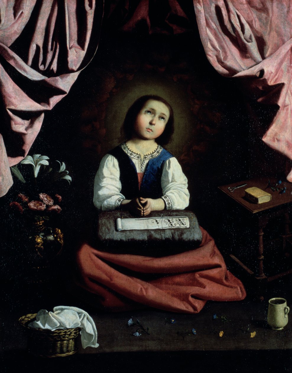 Młoda Dziewica, ok. 1632-33 autorstwa Francisco de Zurbaran