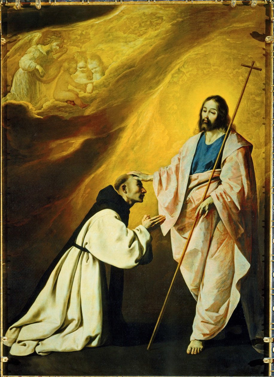 Objawienie Jezusa Chrystusa ... (obraz na płótnie) autorstwa Francisco de Zurbaran