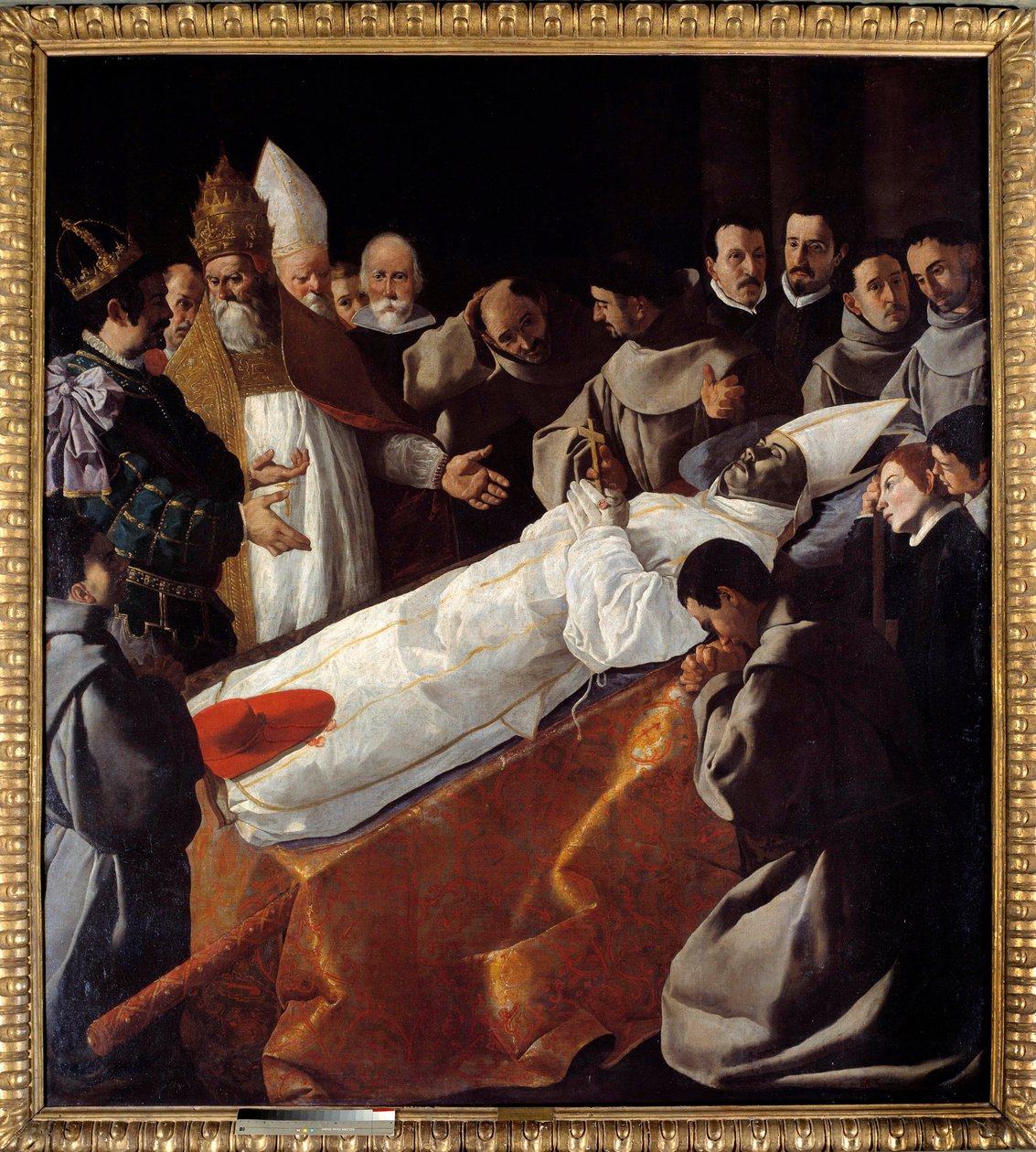 Wystawa ciała św. Bonawentury (1221-1274) Malarstwo Francisco de Zurbarana (1598-1664) XVII w. Nd. 2,5x2,25m² autorstwa Francisco de Zurbaran