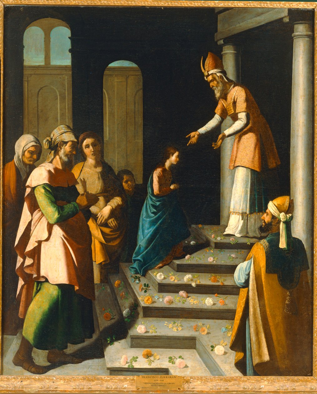 Przedstawienie Dziewicy w świątyni (obraz) autorstwa Francisco de Zurbaran
