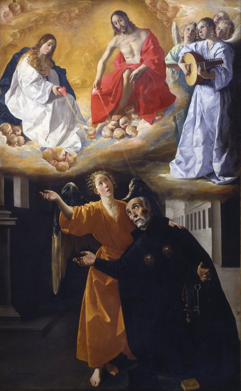 Wizja św. Alfonsa Rodrígueza autorstwa Francisco de Zurbaran