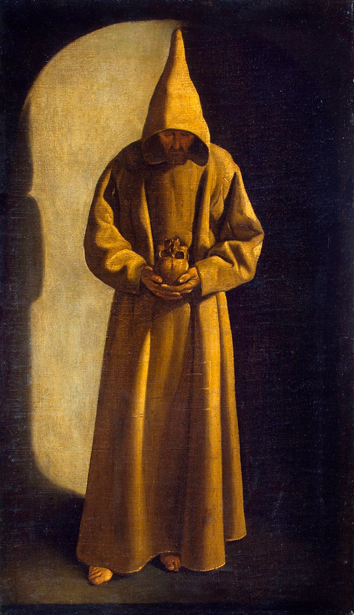 święty Franciszek z Asyżu autorstwa Francisco de Zurbaran