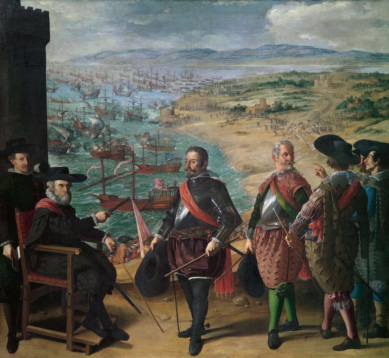 Obrona Kadyksu przed Anglikami autorstwa Francisco de Zurbaran
