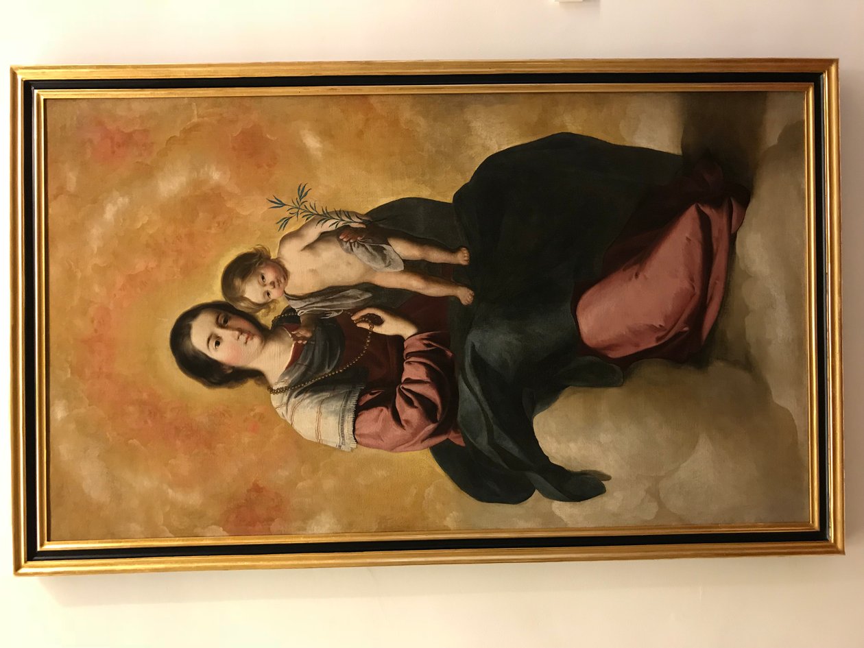 Francisco de Zurbarán - Dziewica Różańcowa autorstwa Francisco de Zurbaran