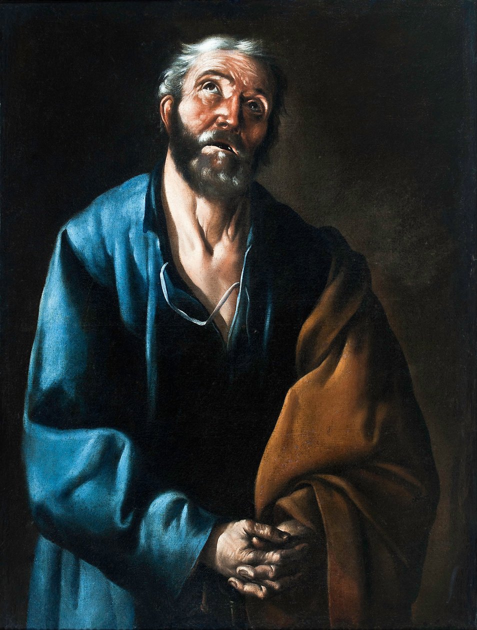 Hiszpański:  Las lágrimas de San Pedro Łzy świętego Piotra autorstwa Francisco de Zurbaran
