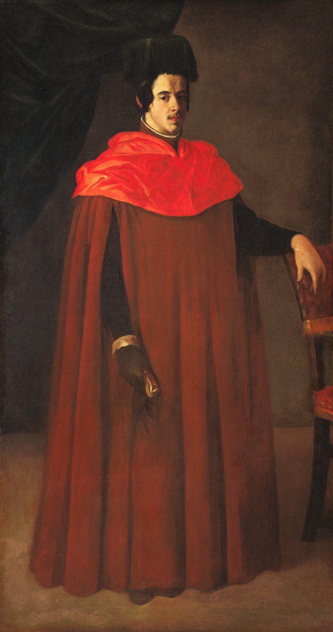Hiszpański:  Retrato de un doctor en derecho lub doctor de leyes Portret doktora prawa autorstwa Francisco de Zurbaran