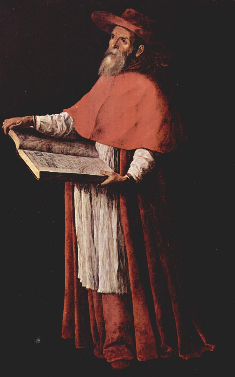 Hiszpański: San Jerónimo Saint Jerome autorstwa Francisco de Zurbaran