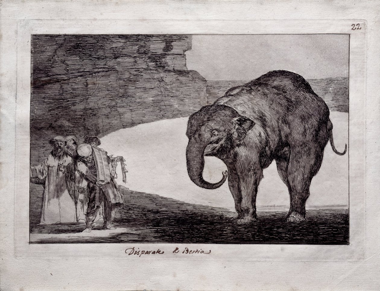 szaleństwo zwierząt autorstwa Francisco de Goya