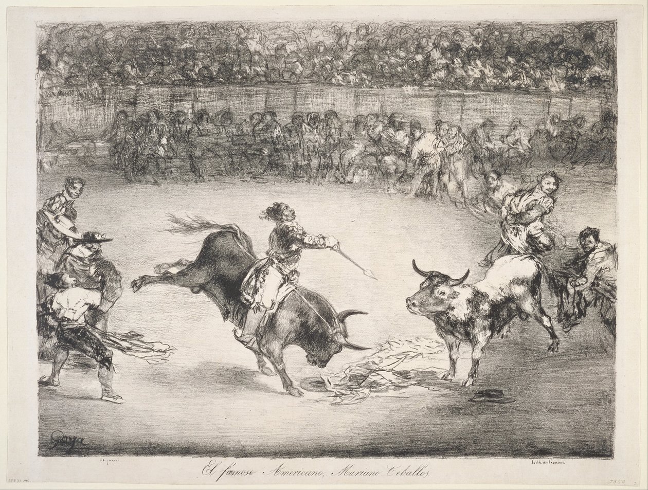 Znany Amerykanin Mariano Ceballos autorstwa Francisco de Goya