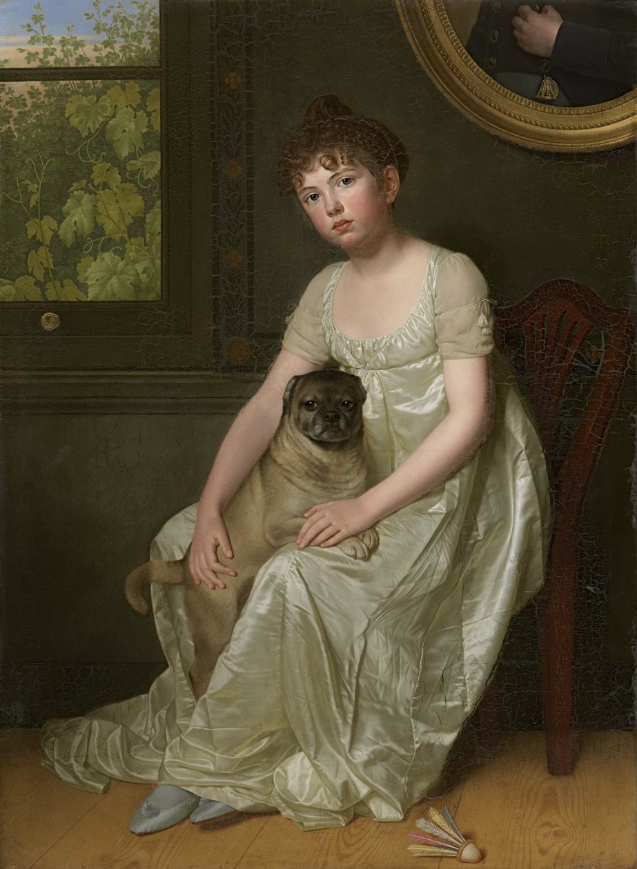 Bildnis Sylvie de la Rue autorstwa Franciscus Joseph Octave van der Donckt