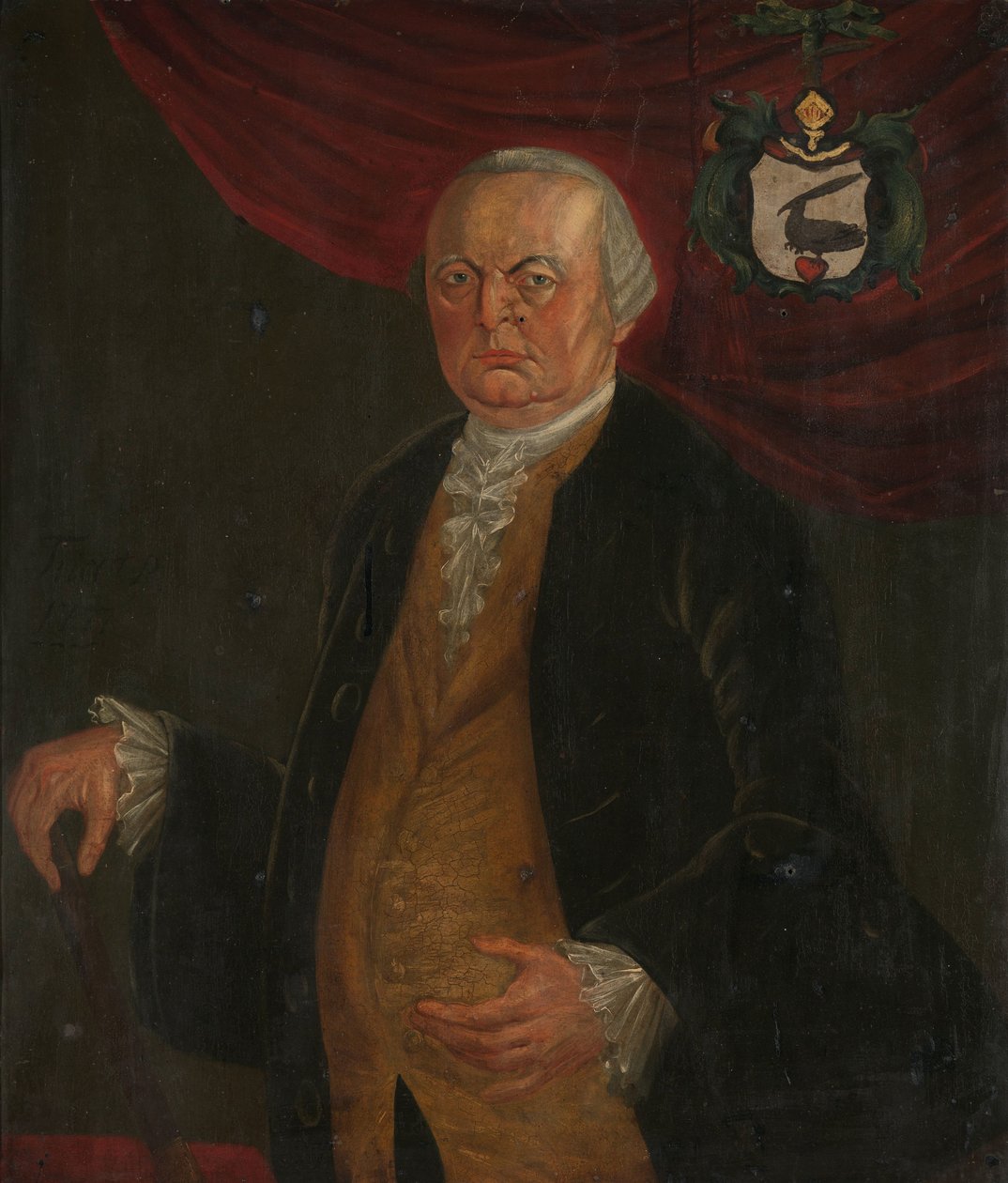 Portret Reiniera de Klerka, gubernatora generalnego Holenderskiej Kompanii Wschodnioindyjskiej autorstwa Franciscus Josephus Fricot (attributed to)