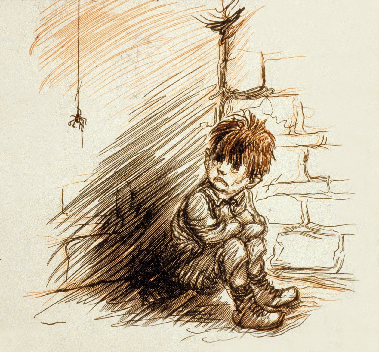 Ilustracja z „Poil de Carotte” (głowa marchewki) Julesa Renarda (1894) autorstwa Francisque Poulbot