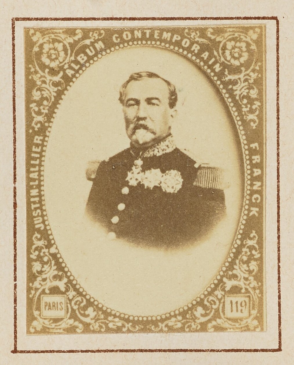 Christophe Léon Louis Juchault de Lamoricière autorstwa Franck (François Marie Louis Alexandre Gobinet de Villecholles)