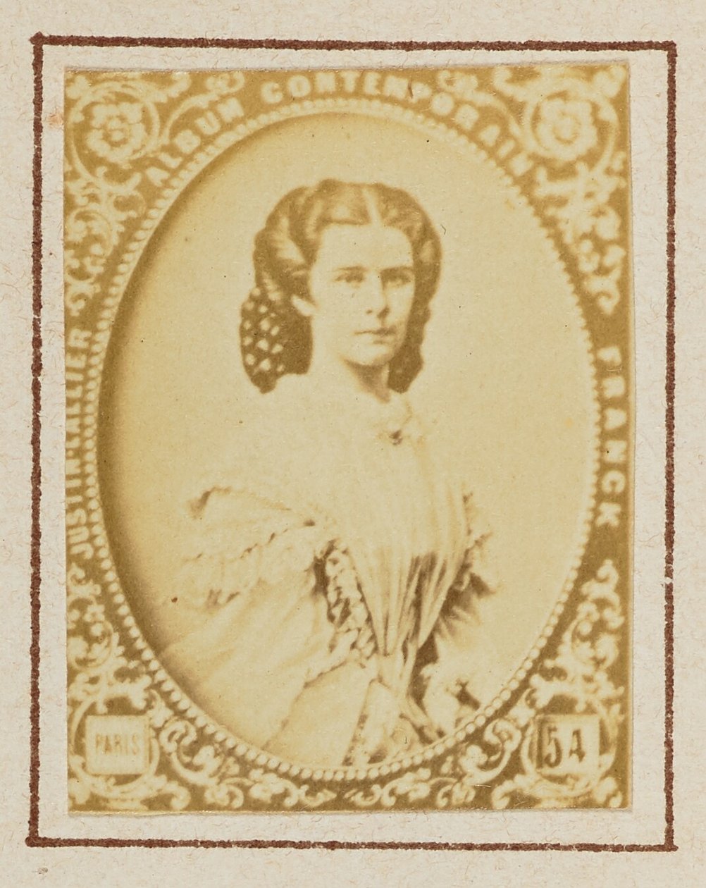 Cesarzowa Elżbieta Austriacka autorstwa Franck (François Marie Louis Alexandre Gobinet de Villecholles)