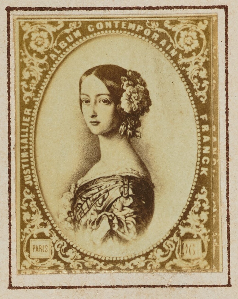 Francisca, księżniczka Joinville autorstwa Franck (François Marie Louis Alexandre Gobinet de Villecholles)