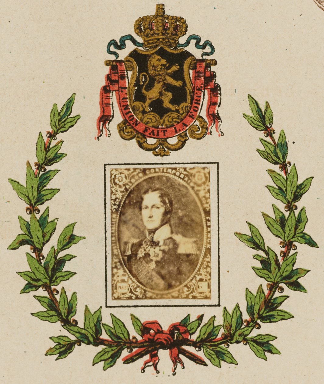 Leopold I autorstwa Franck (François Marie Louis Alexandre Gobinet de Villecholles)
