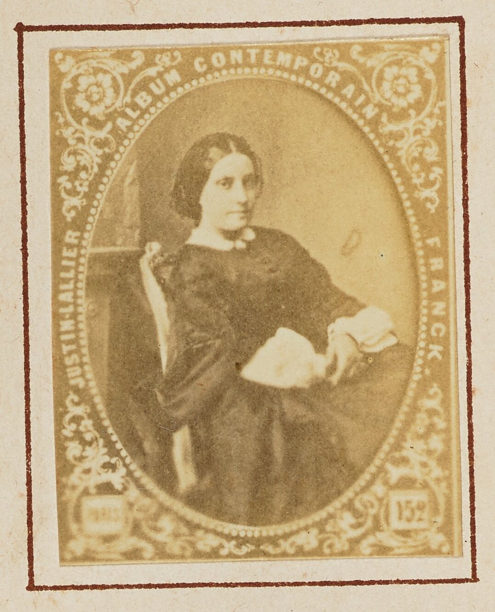 Marie Caroline Miolan-Carvalho autorstwa Franck (François Marie Louis Alexandre Gobinet de Villecholles)