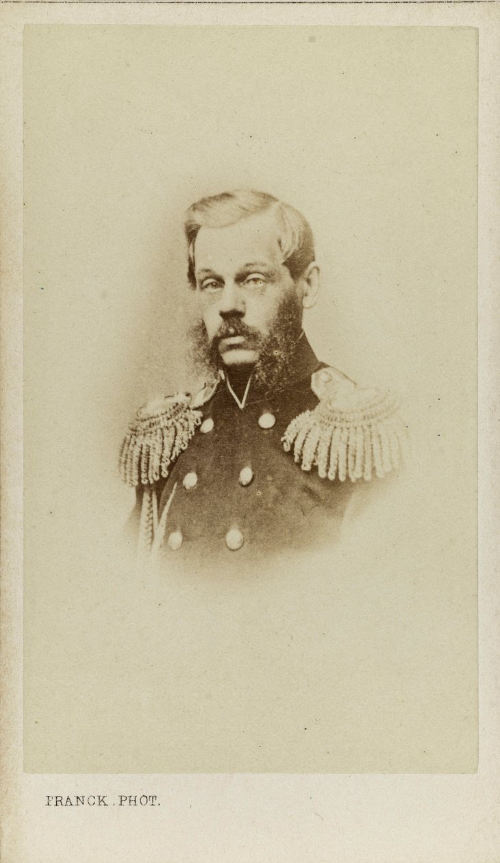 Portret hrabiego Dmitrija Aleksiejewicza Milyutina 1816-1912. autorstwa Franck