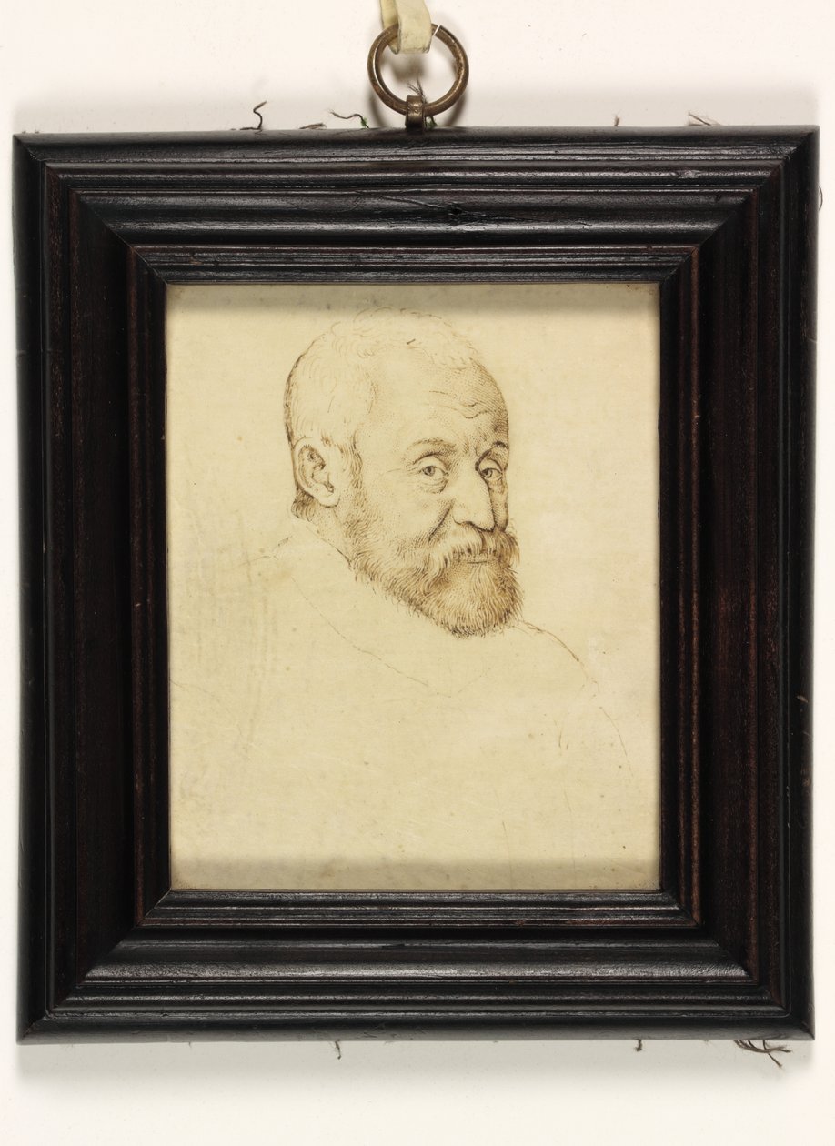 Dżentelmen o imieniu Henri Prince De Lorraine (pióro i atrament na papierze) autorstwa Franco Flemish School