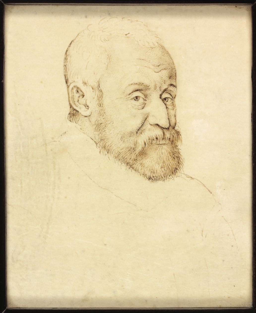 Dżentelmen o imieniu Henri Prince De Lorraine (pióro i atrament na papierze) autorstwa Franco Flemish School