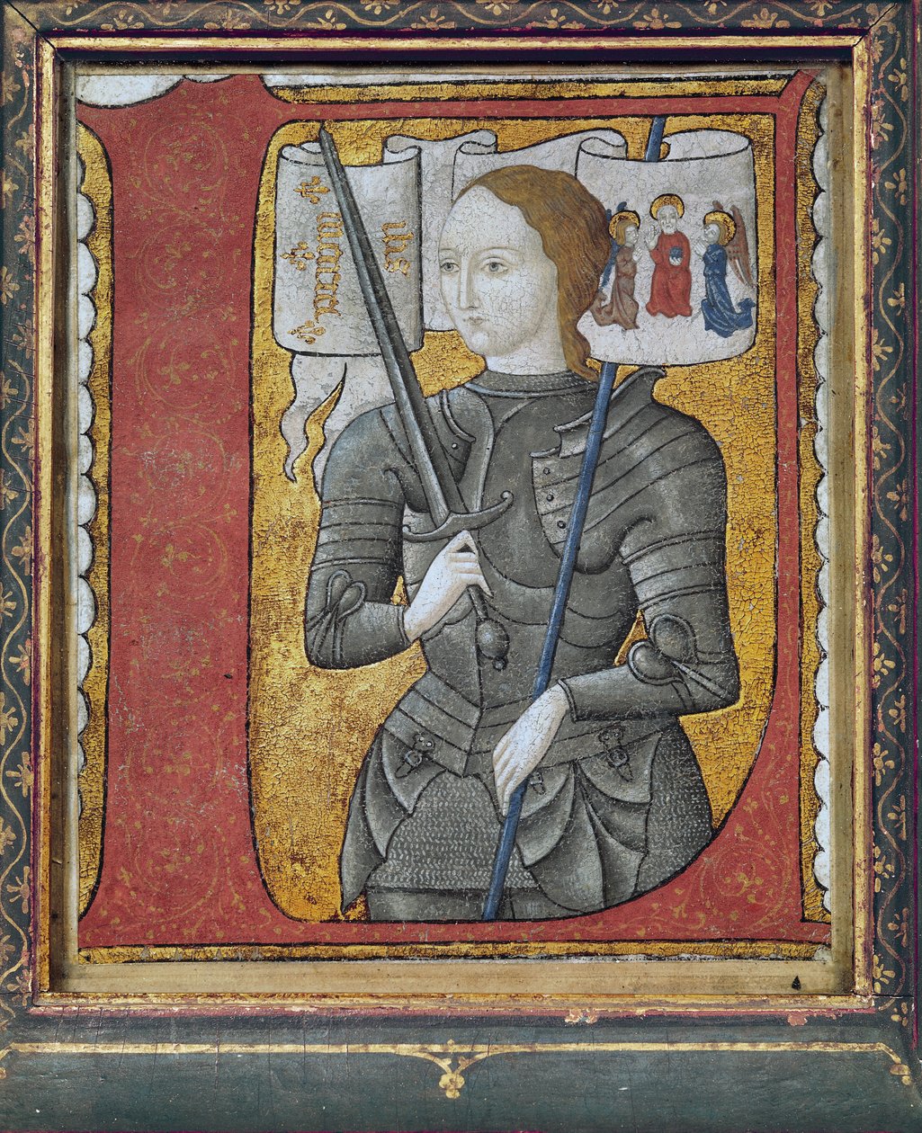 تاریخي ابتکار د جان آف آرک (1412-31) انځوروي، د 15 پیړۍ پولی autorstwa Franco Flemish School