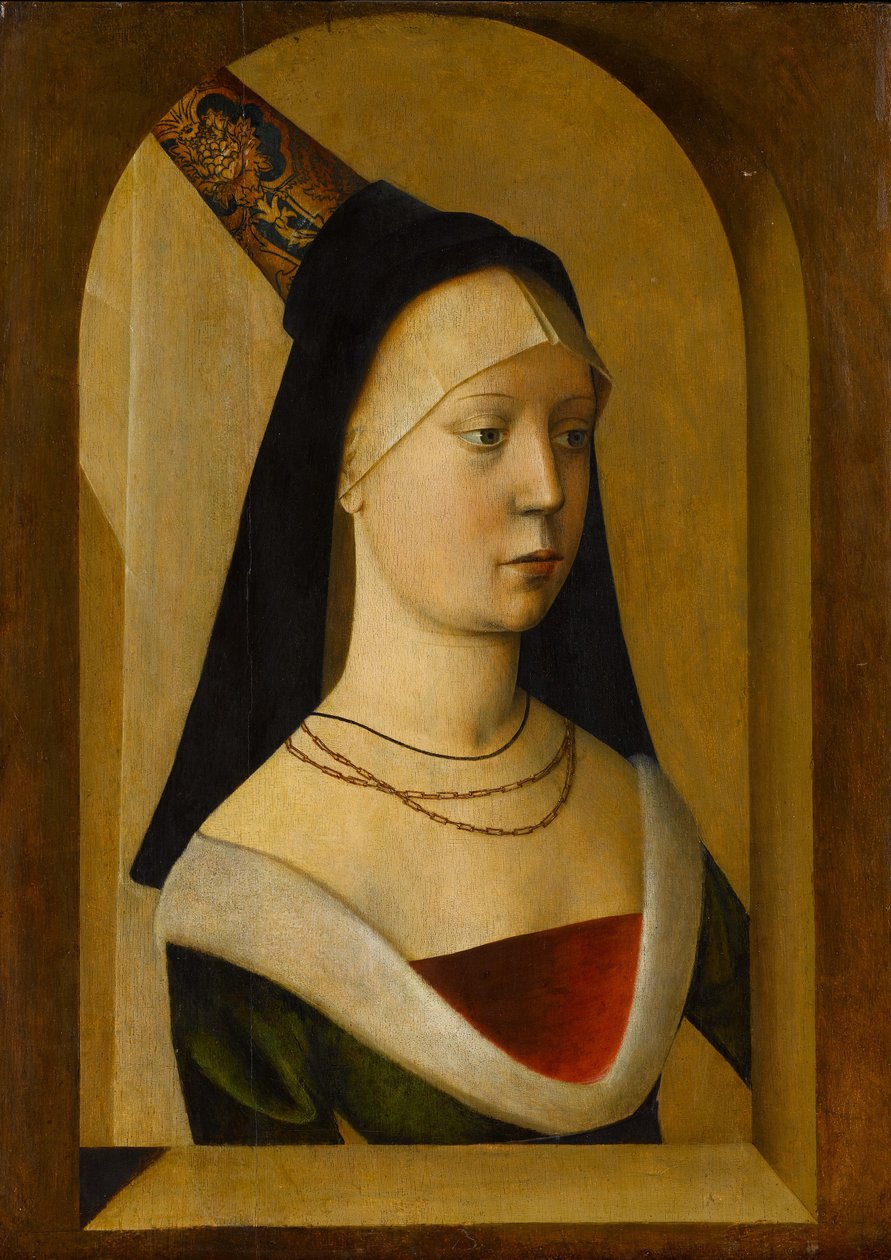 Portret kobiety, ok. 14775-80 autorstwa Franco Flemish School