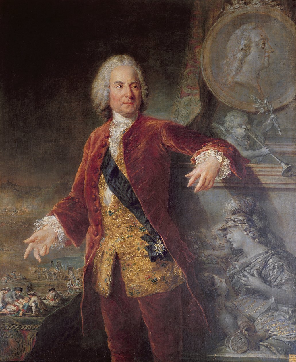 Germain Pichault de la Martiniere (1697-1783) autorstwa Francois Adrien Grasognon Latinville