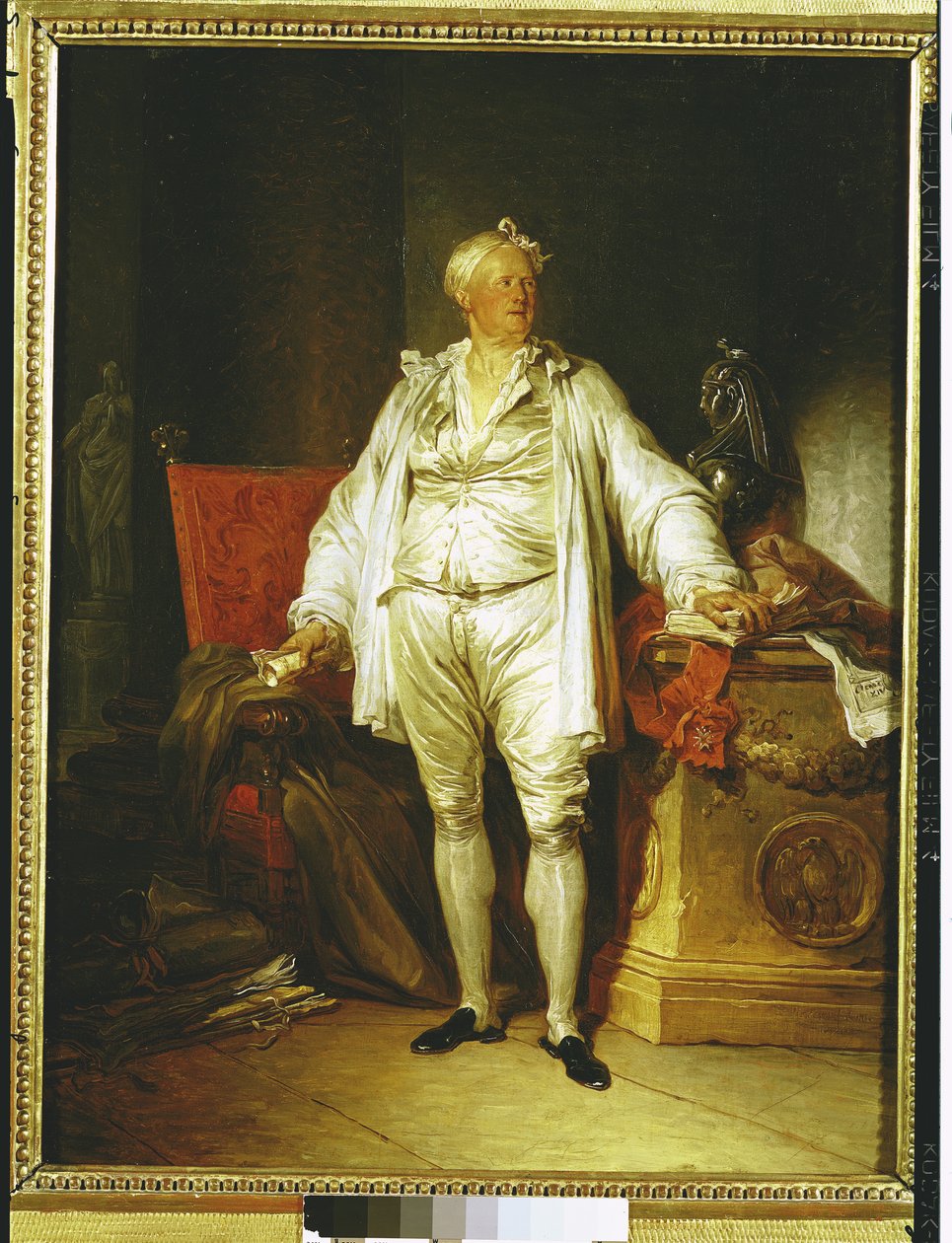 Portret pana Bergereta de Grancourt (1715-85) 1774 autorstwa François André Vincent