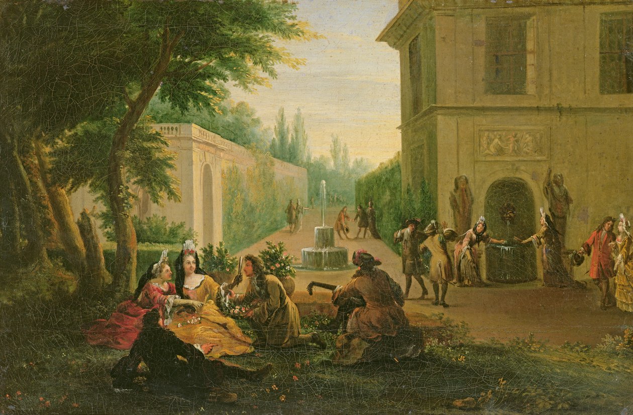 Obiad w parku autorstwa François Boucher