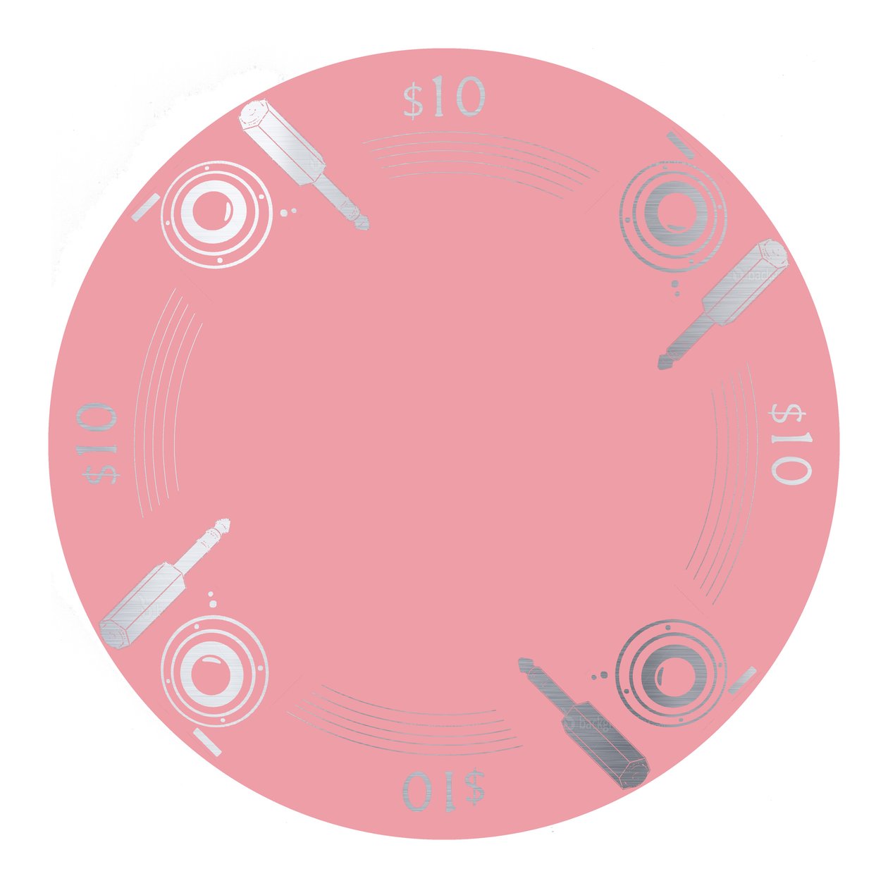 PokerChip 10 $, 2015, cyfrowy autorstwa Francois Domain