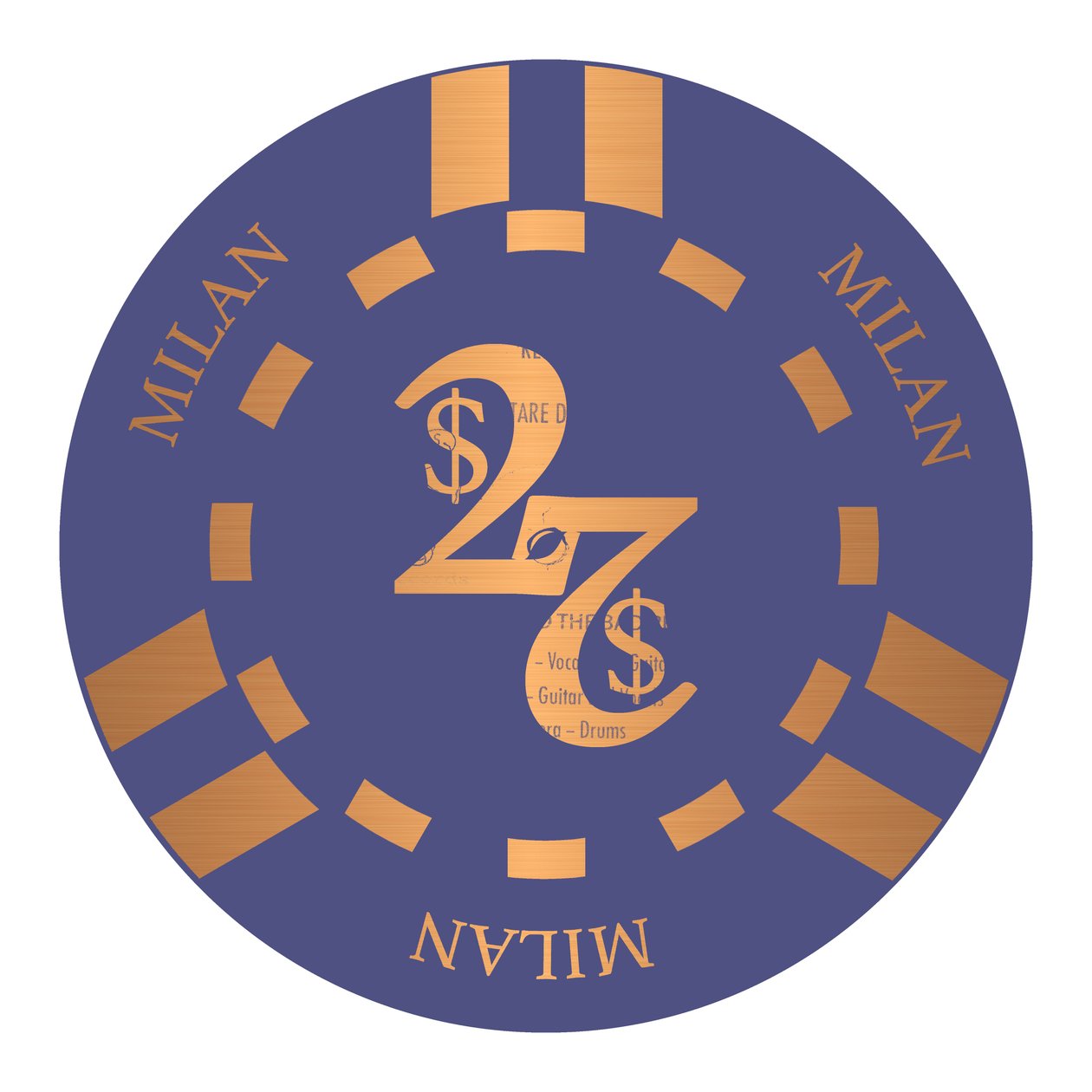 PokerChip $ 2, 2015, cyfrowy autorstwa Francois Domain