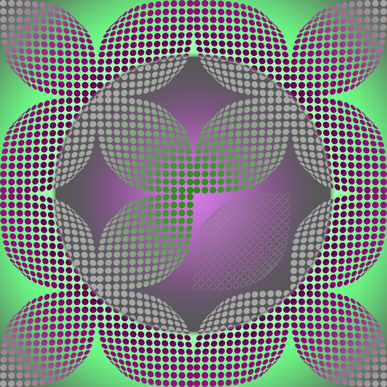 PsychoLeaves_New_Age, 2015, (cyfrowy) autorstwa Francois Domain