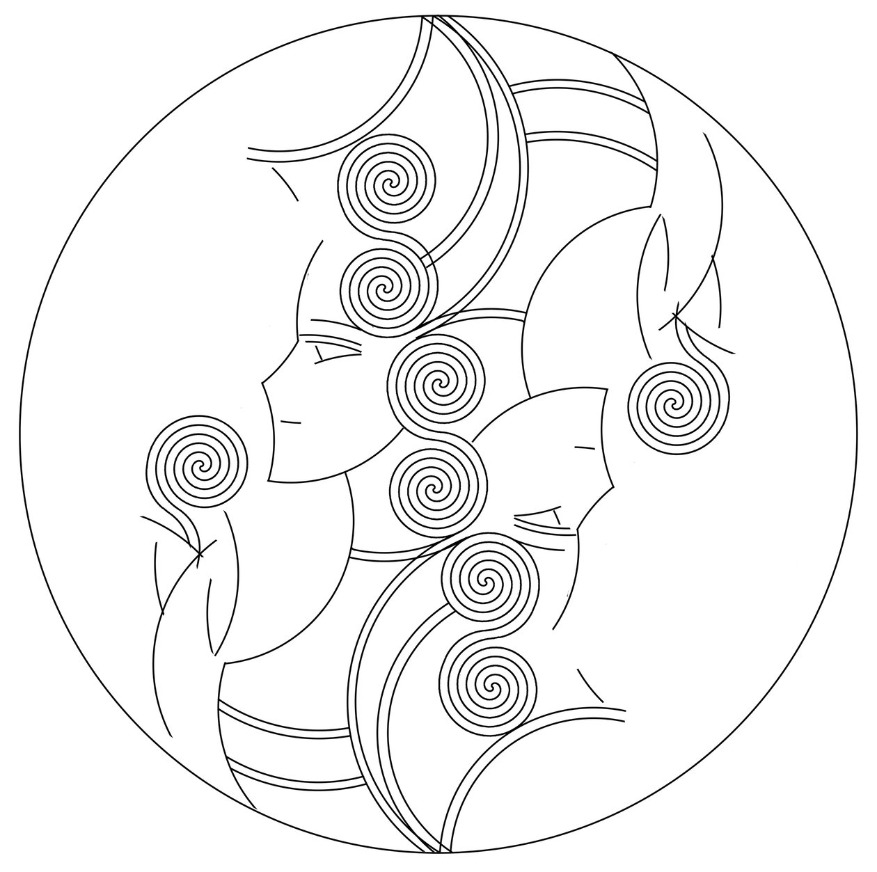 Królowa, 2015, (malarstwo cyfrowe) autorstwa Francois Domain