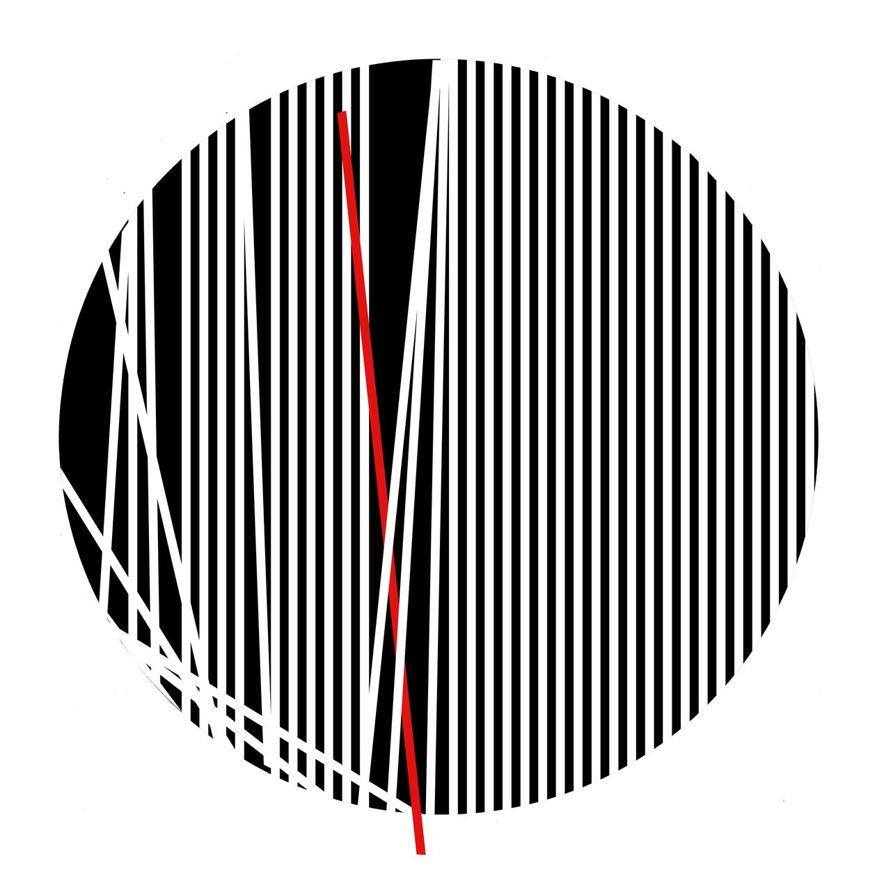 Pole, 2015, sitodruk autorstwa Francois Domain