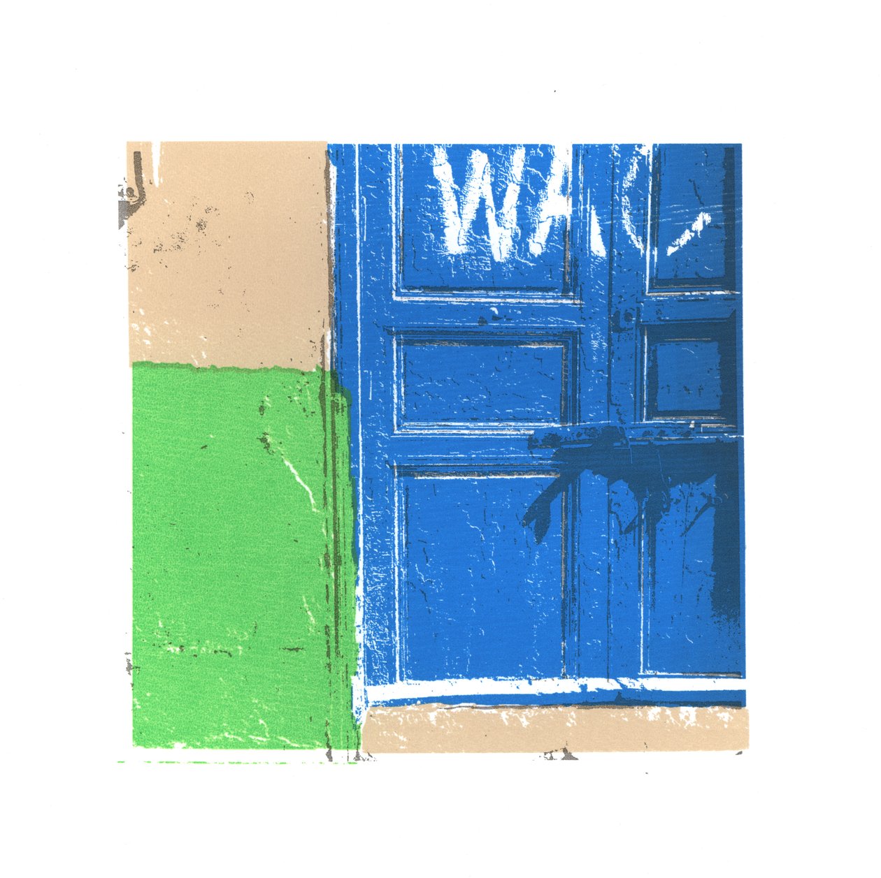 WAC, 2015, (sitodruk na papierze) autorstwa Francois Domain
