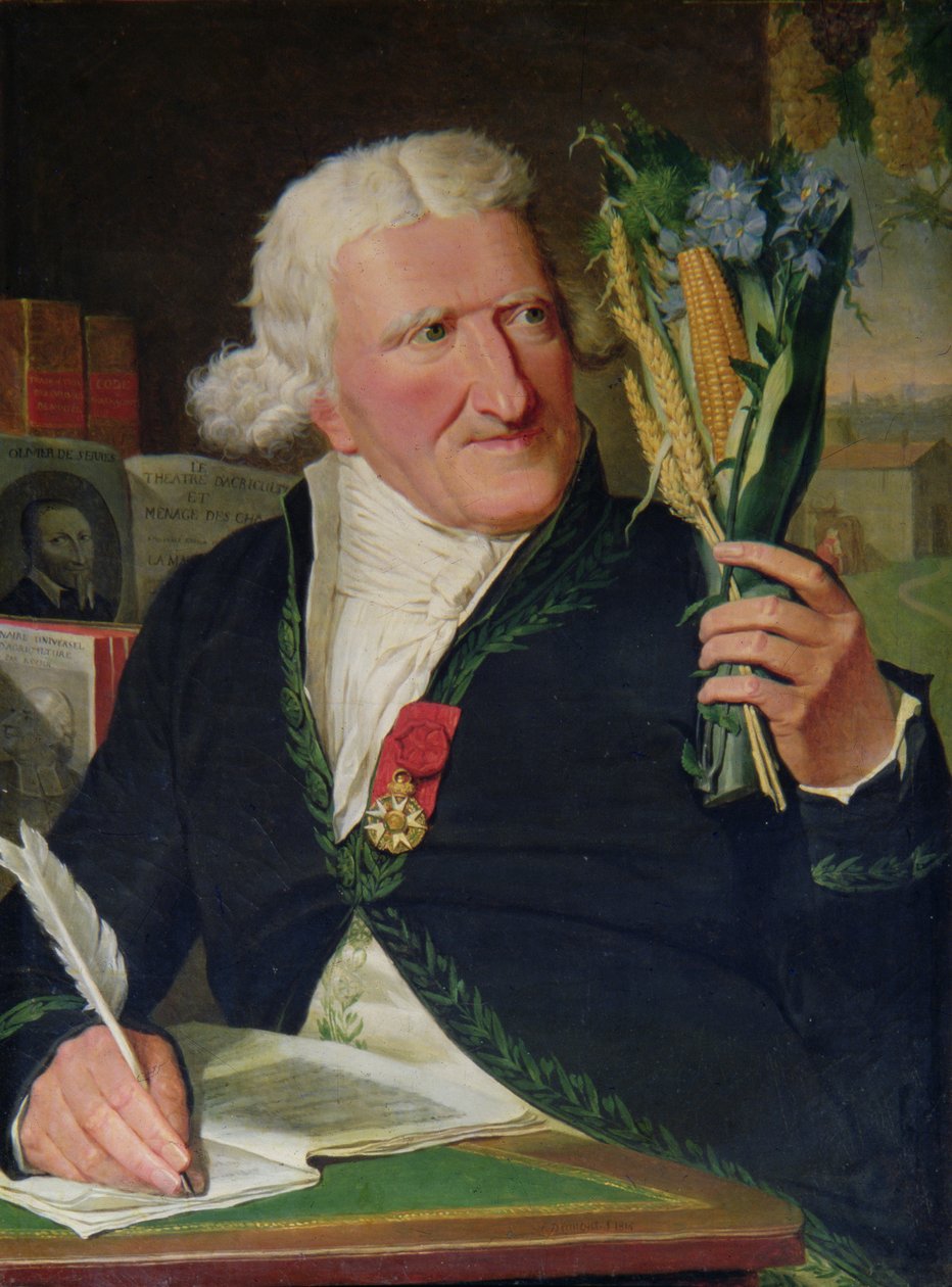 Portret Antoine Augustina Parmentier (1737-1813) autorstwa Francois Dumont