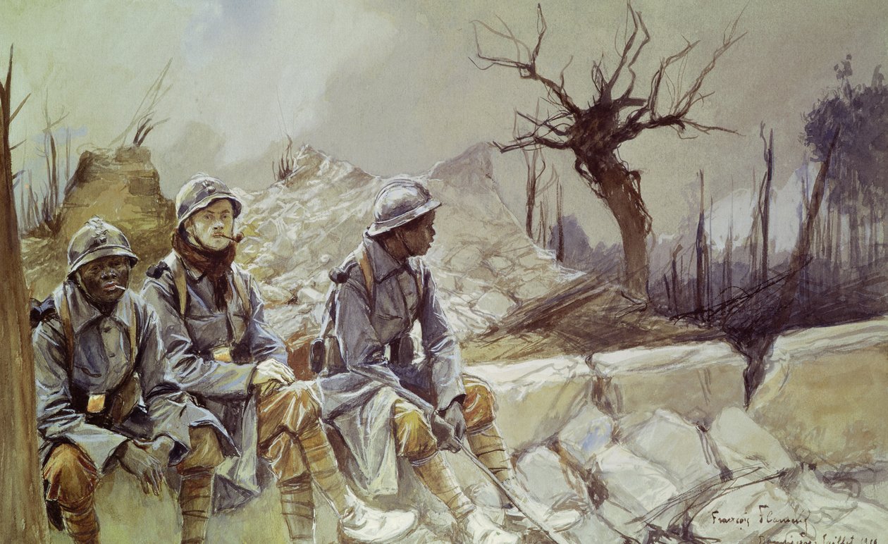 Dampierre, 1916 m. liepos mėn autorstwa Francois Flameng