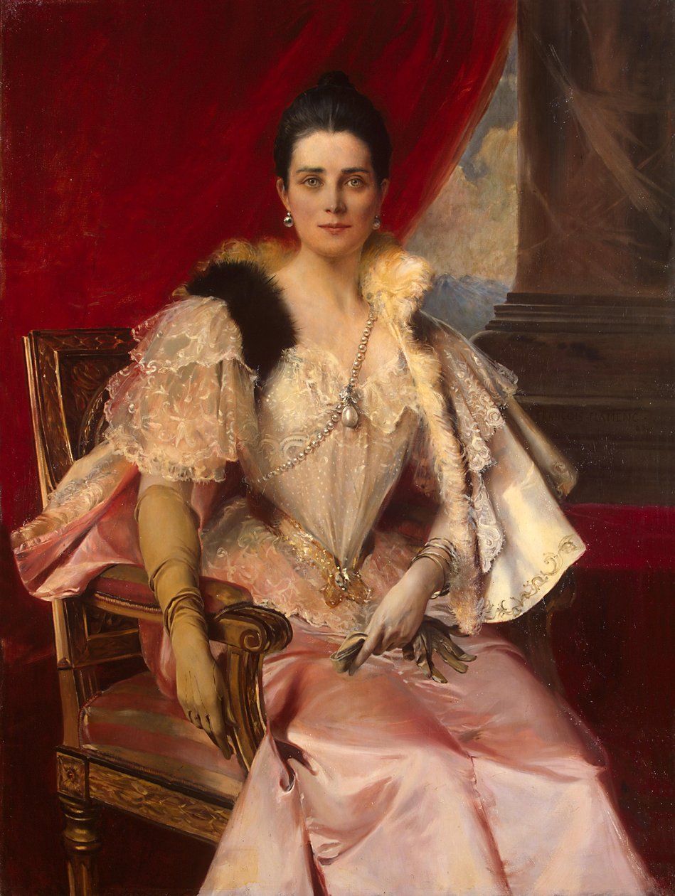 Portret Zinaidy Jusupowej 1861-1939 autorstwa Francois Flameng