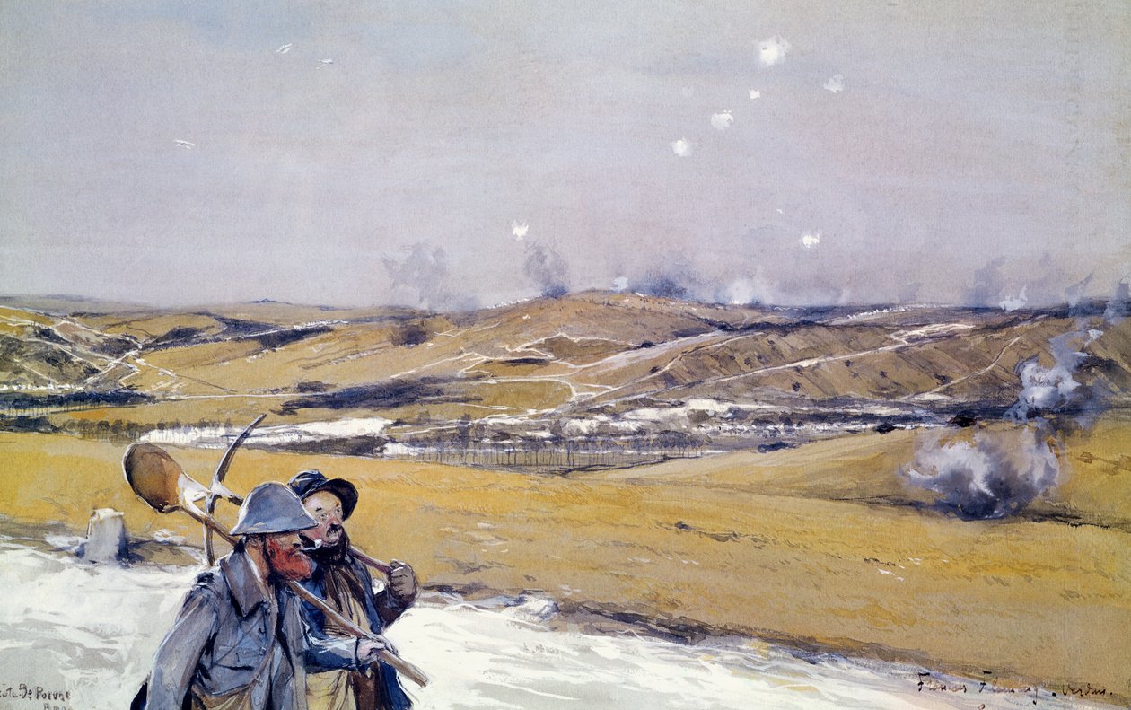Verdun, 1916 autorstwa Francois Flameng
