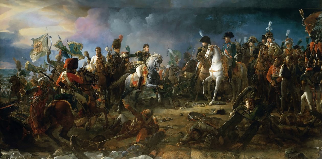 Bitwa pod Austerlitz autorstwa Baron François Pascal Simon Gérard